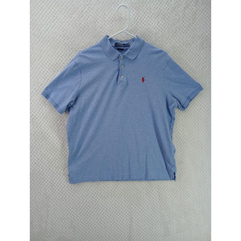 Polo Ralph Lauren Men's Large Blue Short Sleeve Polo Shirt